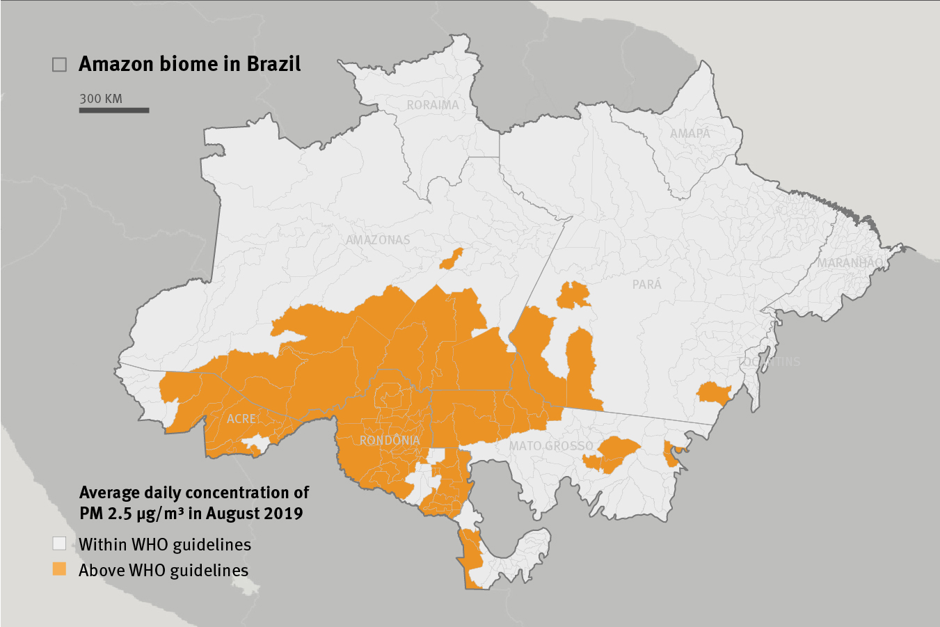 Brazil Air Pollution August 2019