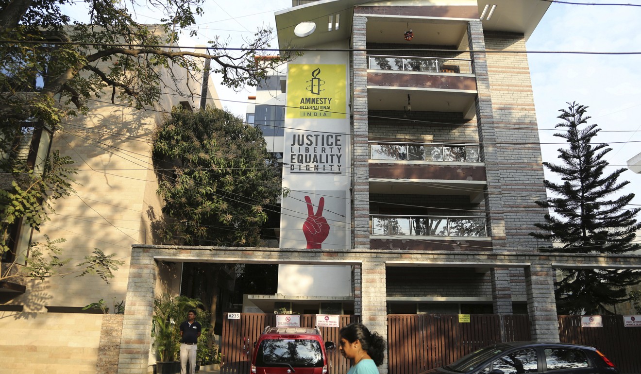 Amnesty International India headquarters in Bangalore, India.