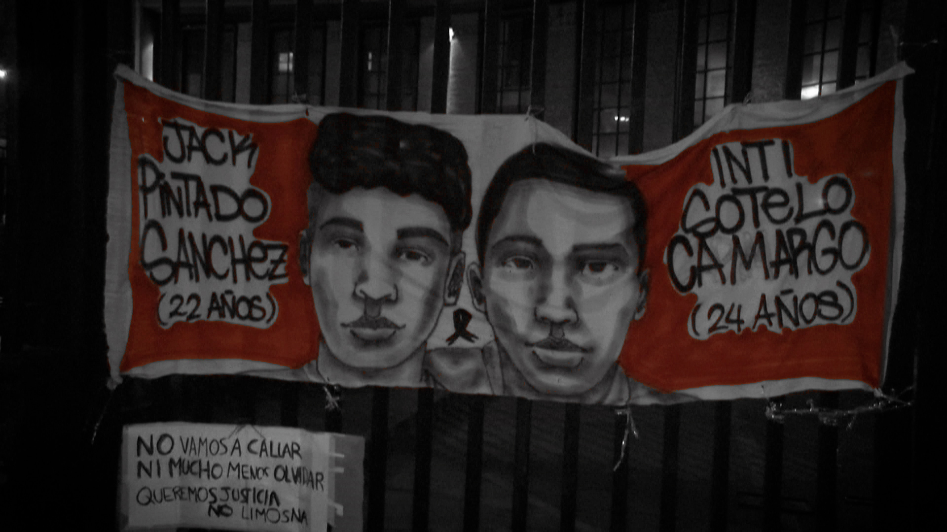 Protest banner
