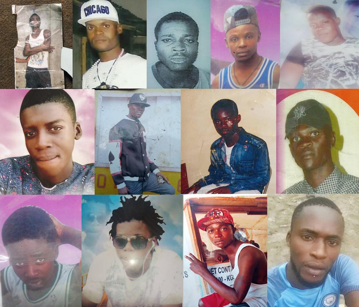 Security forces in the Democratic Republic of Congo summarily killed at least 27 young men and boys and forcibly disappeared 7 others during an anti-crime campaign that began in May 2018. Names of those pictured have been withheld because of security conc