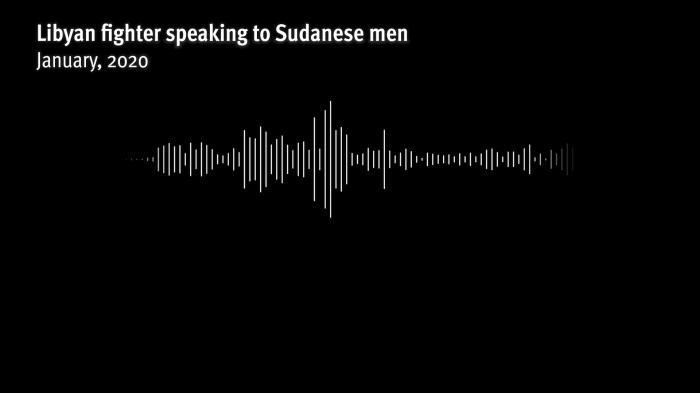 في تسجيل صوتي سجله أحد العمال الوافدين السودانيين