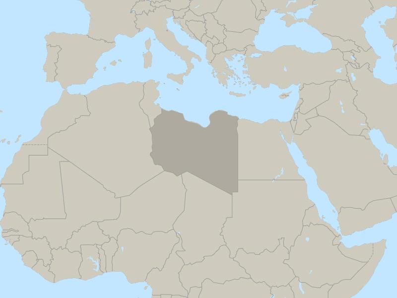 Map of Libya