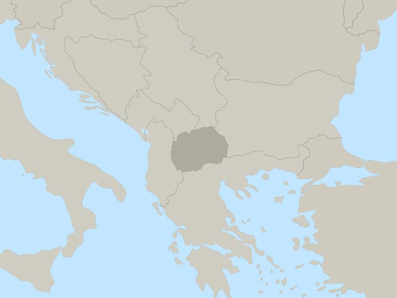 Macedonia country map