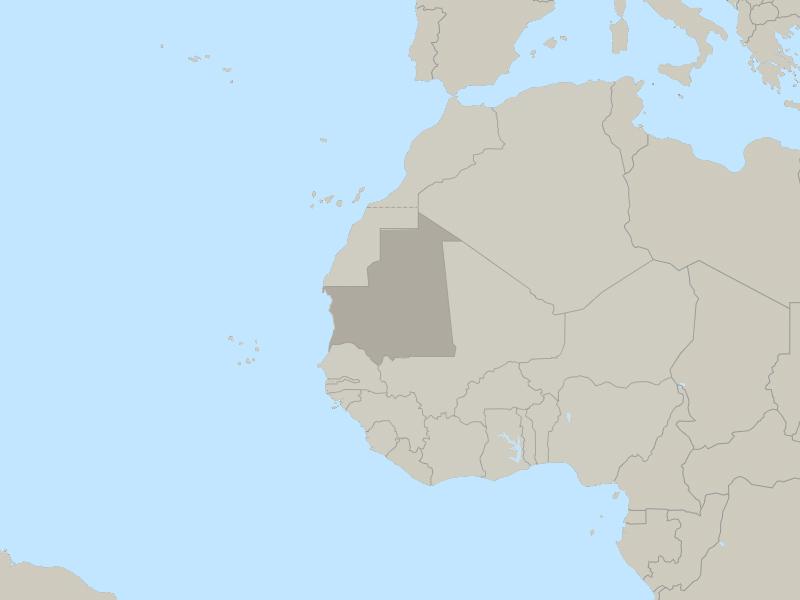 Mauritania map