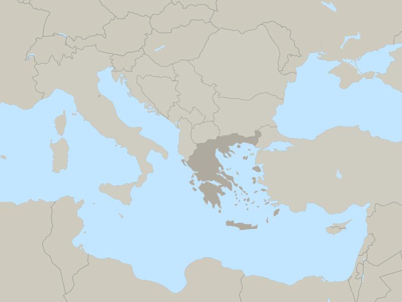 map of Greece