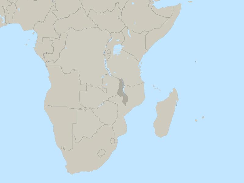 map of Malawi