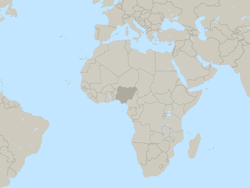map of Nigeria