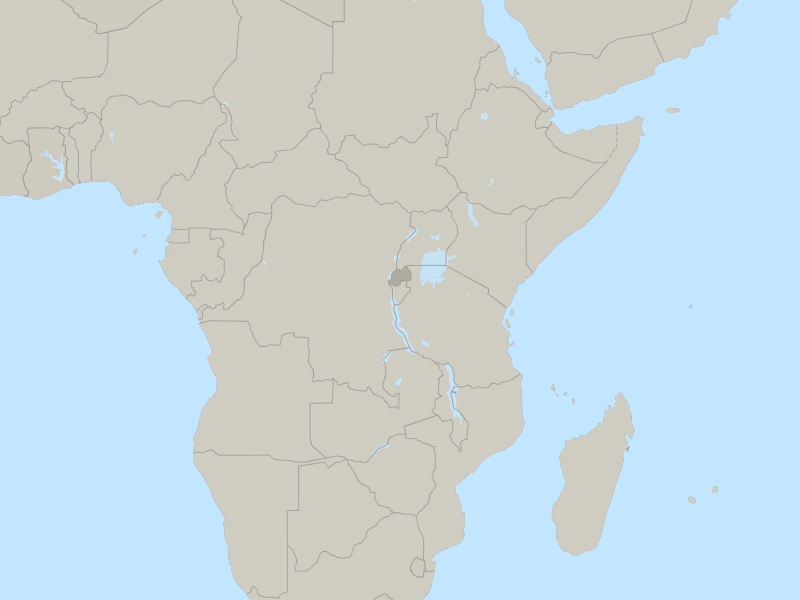 map of Rwanda