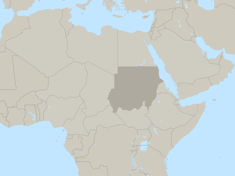 map of Sudan