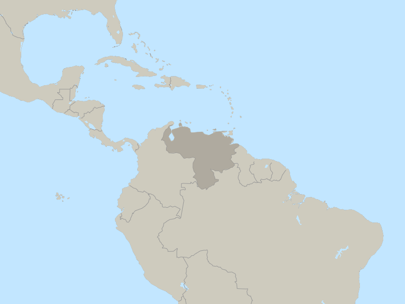 map of Venezuela