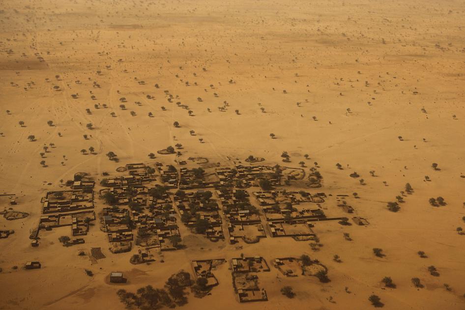 Aerial view of Diffa, southeastern Niger