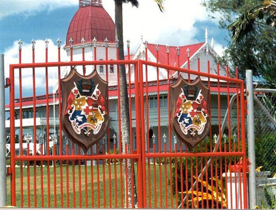 The Royal Palace of Tonga. 
