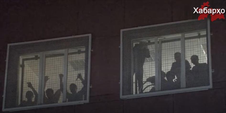 Migrants in Russian migration detention centers.