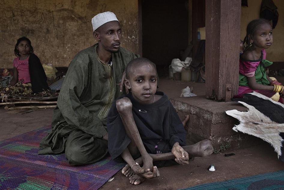 Mamadou, a 14-year-old polio survivor, lives with his family in the Muslim enclave of Yaloke. 