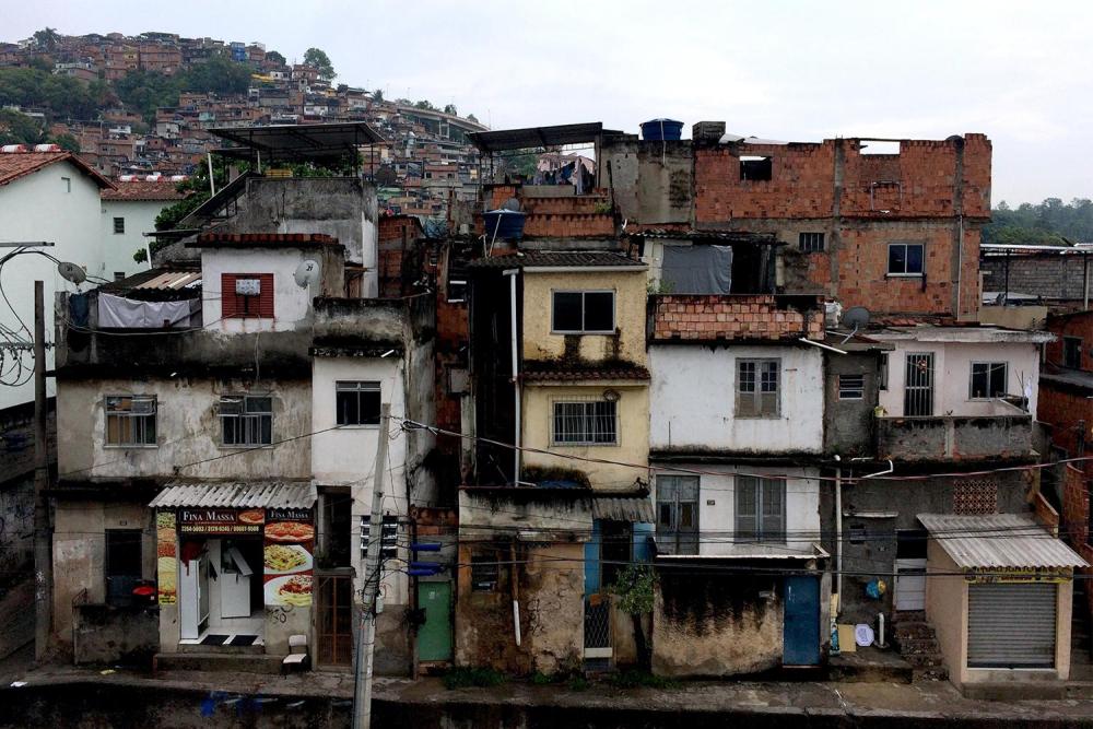 Favela da Mangueira em 14 de janeiro de 2016. 
