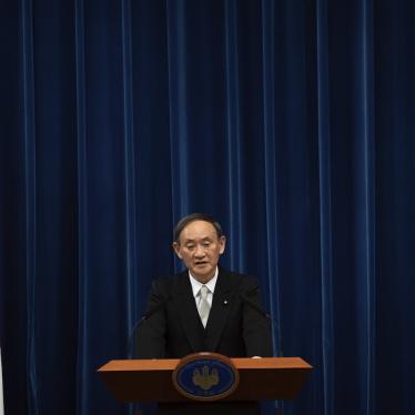 Japan's new Prime Minister Yoshihide Suga speaks during a press conference at the prime minister's official residence Wednesday, Sept. 16, 2020 in Tokyo, Japan.