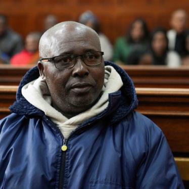1994 Rwandan genocide suspect Fulgence Kayishema appears in the Cape Town Magistrates court in Cape Town, South Africa, May 26, 2023.