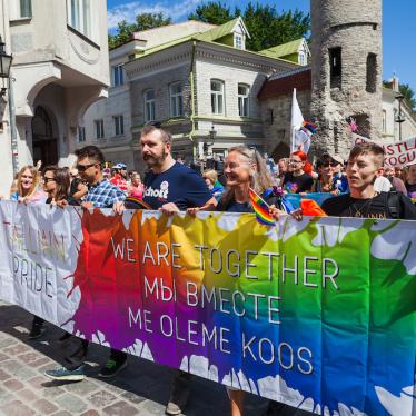 Annual gay pride parade in Tallinn, Estonia, July 8, 2017. 