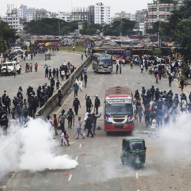 Bangladesh Nationalist party activists block a highway entering Bangladesh's capital during a protest demanding the resignation of Prime Minister Sheikh Hasina and a general election under a neutral caretaker government, in Dhaka, Bangladesh, July 29, 2023.