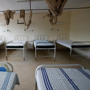 Empty beds in a ward at the Kiambu Referral Hospital, Kenya, as doctors and medical practitioners strike to demand payment of their salaries and other grievances, April 23, 2024.