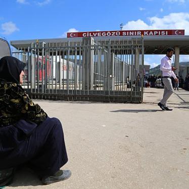 Turkish authorities have used the Cilvegözü border crossing, pictured here on March 3, 2015, to deport Syrian refugees. © 2015 Getty Images
