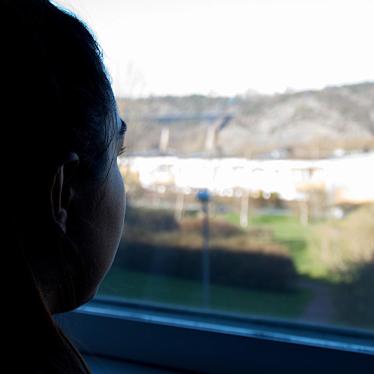 Nour T., a 16-year-old Syrian girl, at a group home in Gothenburg, Sweden. 