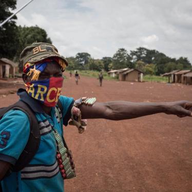 Anti-Balaka fighters in Gambo, Mboumou province, Central African Republic, on August 16, 2017. 