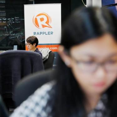 Journalists work at the Rappler office in Metro Manila, Philippines, January 15, 2018.
