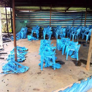 “Ramah” church, burned on May 15, 2019 by the security forces, in Muwatsu, Mankon, Bamenda, North-West region, Cameroon.