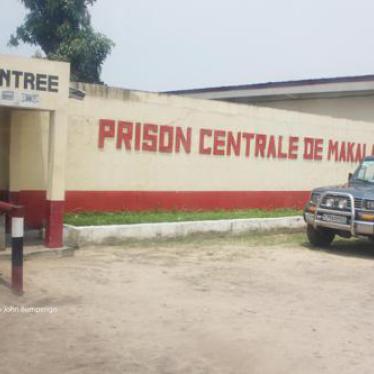 The main entrance at Makala, Kinshasa’s central prison, in the Democratic Republic of Congo.