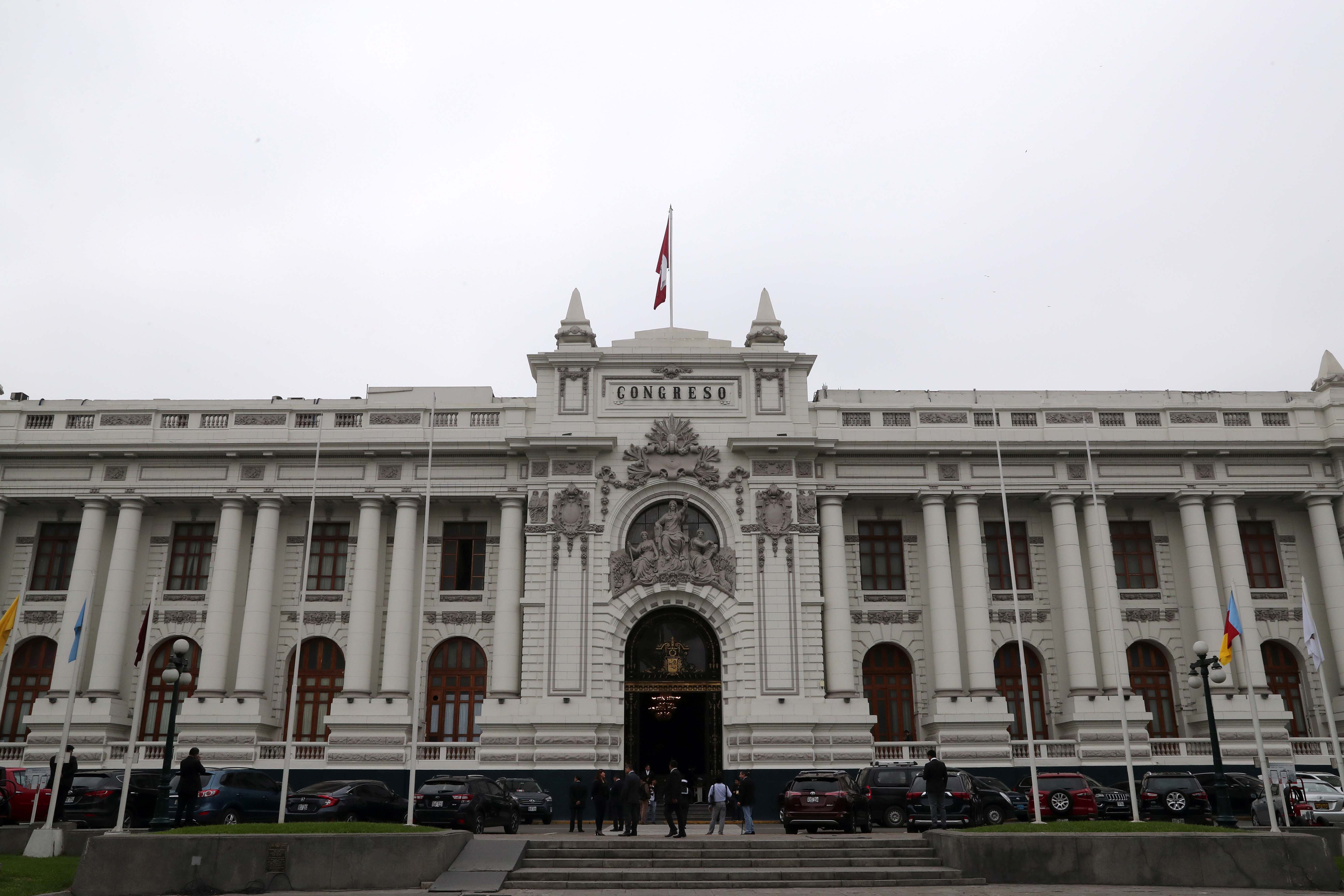 A view of the Congress building in Lima, Peru, September 17, 2018.