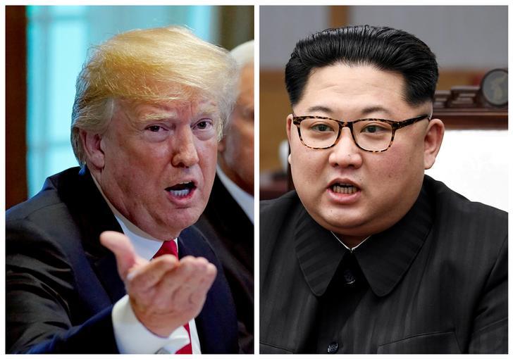 Le président américain Donald Trump et le dirigeant nord-coréen Jong-un.