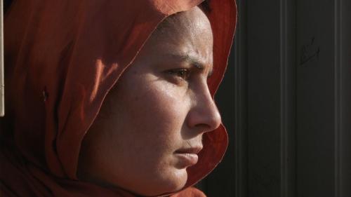 Still of a woman's face