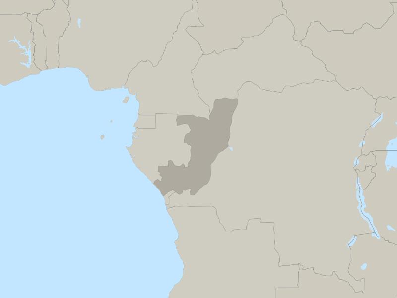 Congo (Brazzaville) country page map