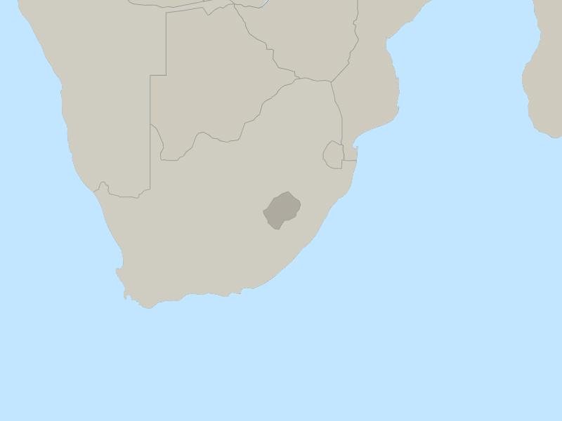 Lesotho map