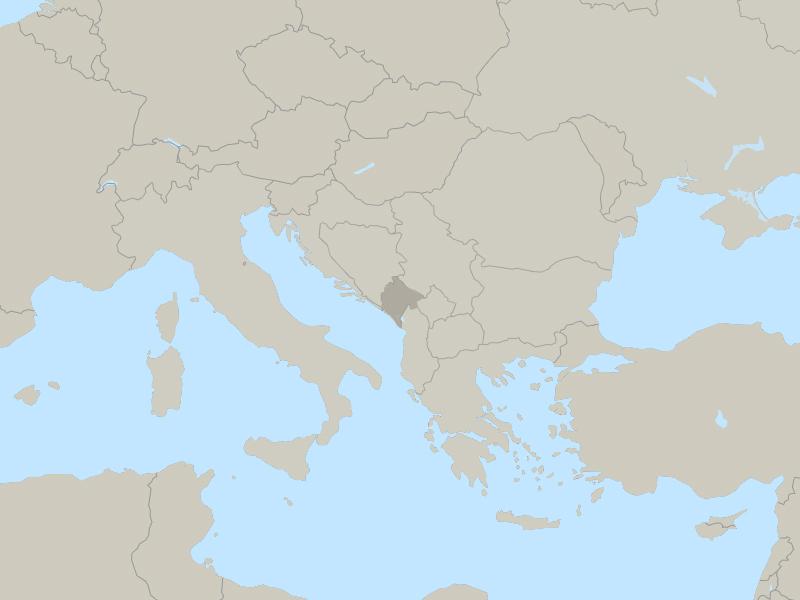 Montenegro map