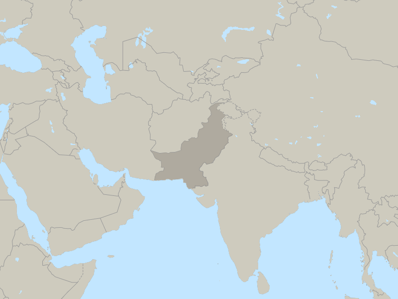 map of Pakistan