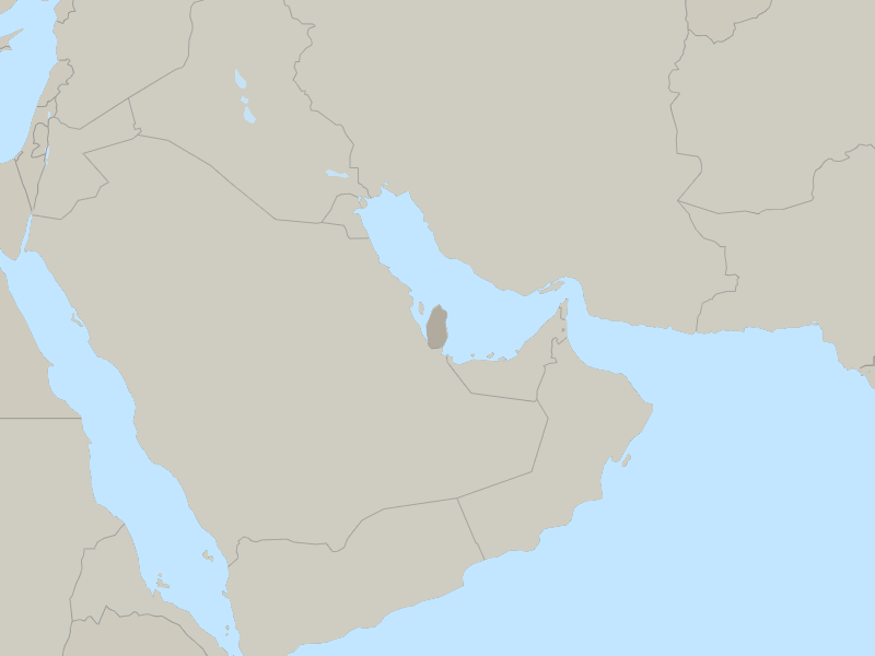 map of Qatar