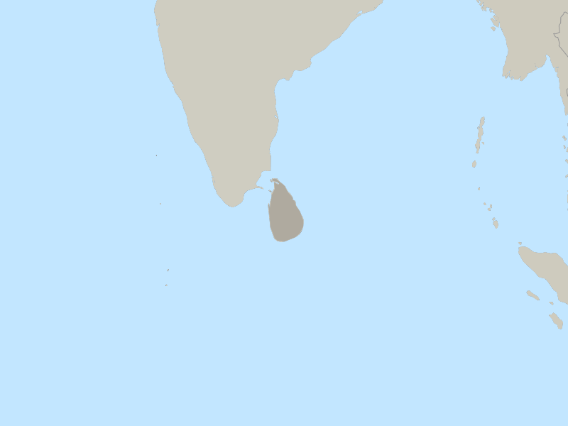 map of Sri Lanka