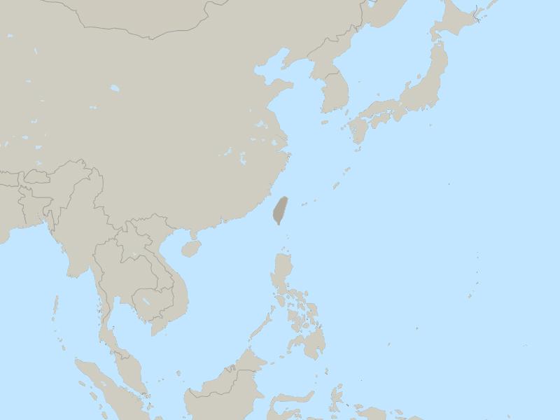 map of Taiwan