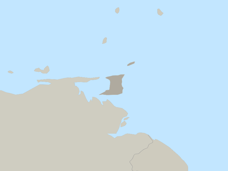 map of Trinidad and Tobago