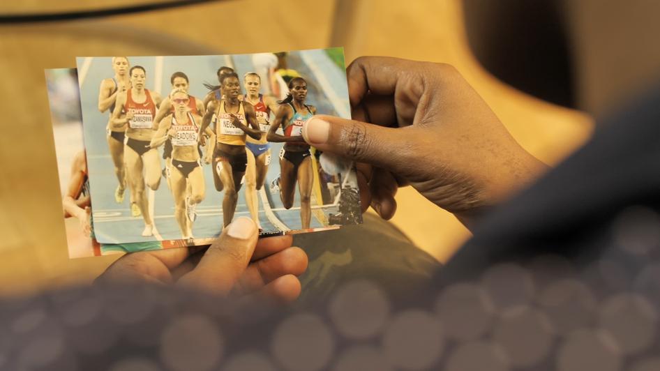 ウガンダの陸上選手Annet Negesaさん。2011年に韓国·大邱で開催された世界陸上競技選手権大会に参加した際の写真。性別確認検査の対象とされ、医療的に不要な手術を2012年に受けなければならなかった。