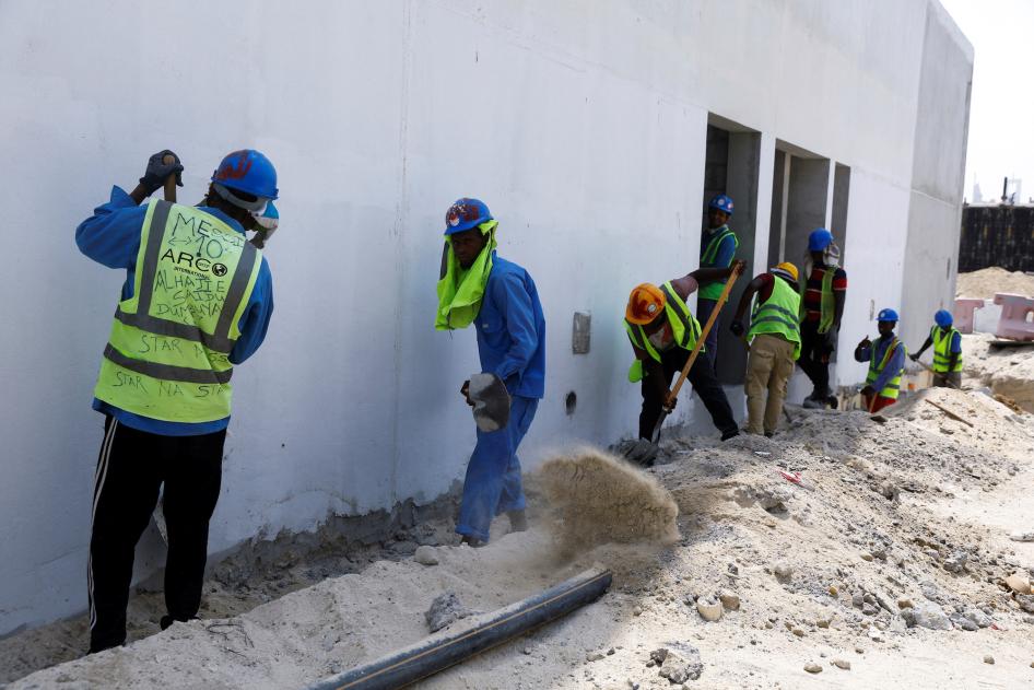 Des ouvriers sur un chantier de construction à Dubaï, aux Émirats arabes unis, le 15 août 2023.