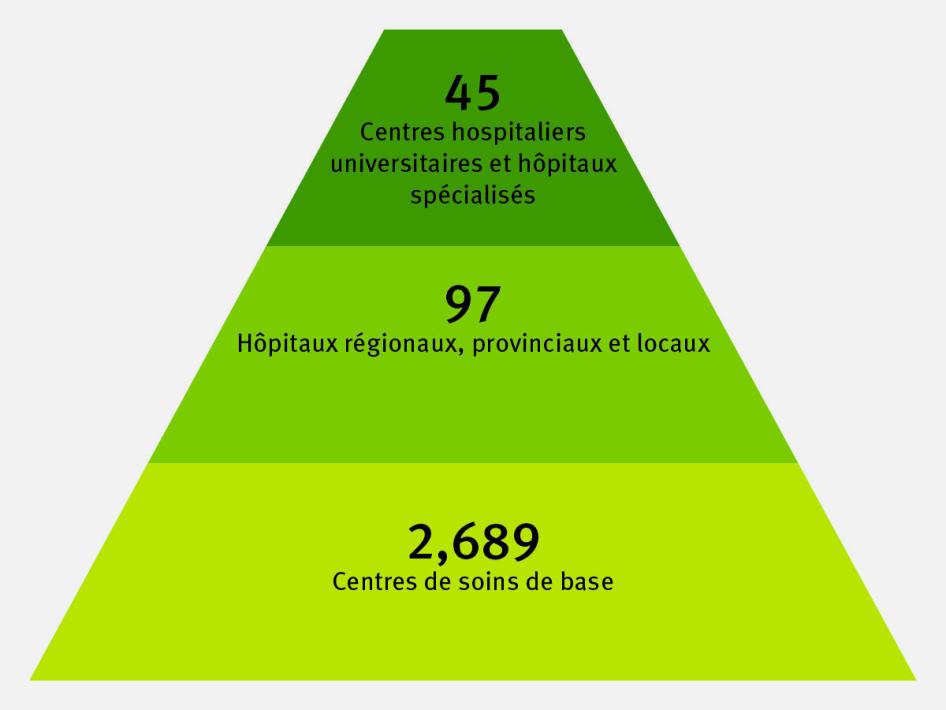 public health facilities pyramid graphic