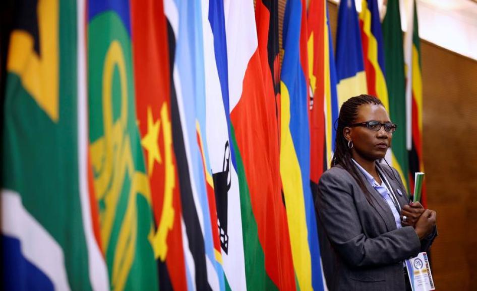 A delegate attends the 37th Ordinary SADC Summit of Heads of State and Government in Pretoria, South Africa, August 19, 2017. © 2017 Reuters