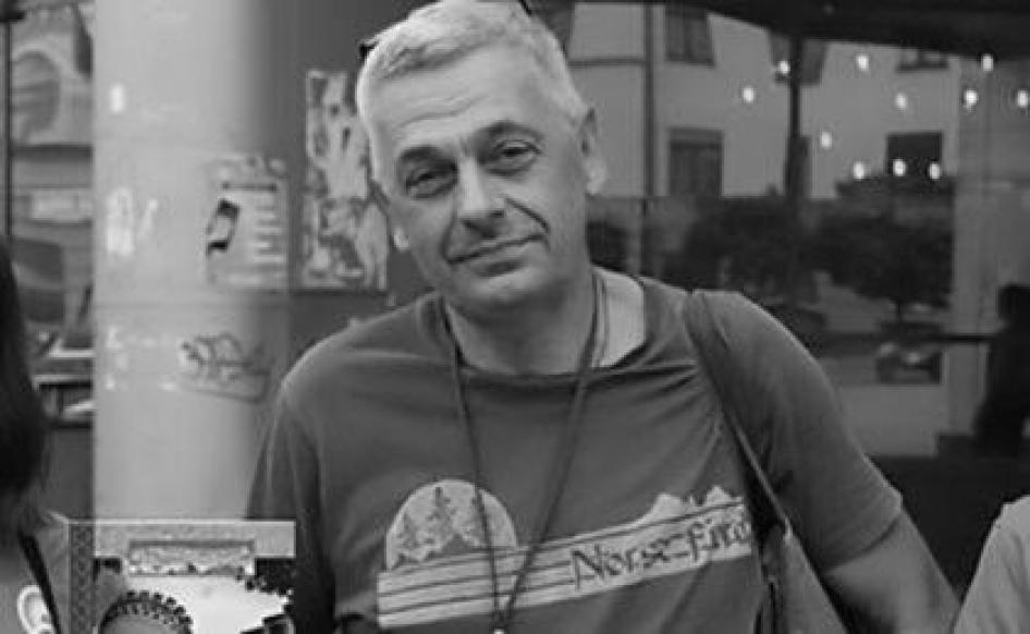 Cherkasy-based journalist Vadym Komarov.