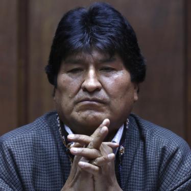 Former President of Bolivia Evo Morales attends a press conference at the journalists' club in Mexico City, Nov. 27, 2019. 