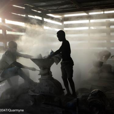 Child labor in an informal gold mine in Ghana 