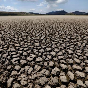 After years of very little rainfall, the lakebed of Suesca lagoon sits dry and cracked, in Suesca, Colombia, Wednesday, Feb. 17, 2021. 
