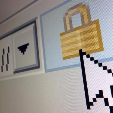 A lock icon, signifying an encrypted Internet connection, is seen on a browser in a photo illustration.